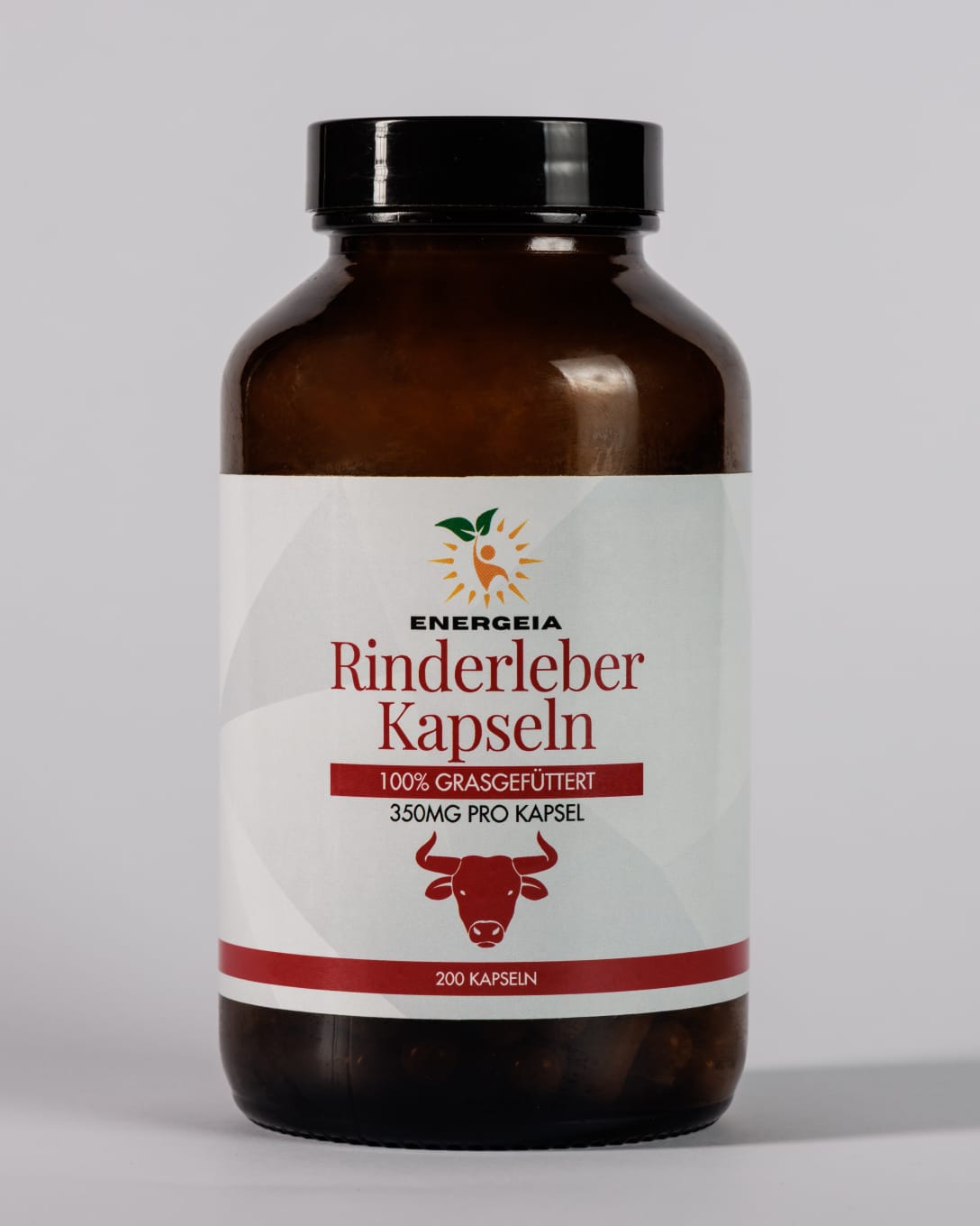 Rinderleber-Kapseln aus 100% Grasgefütterten Rindern
